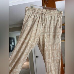 La Hearts pastel pink Patterned Sweatpants